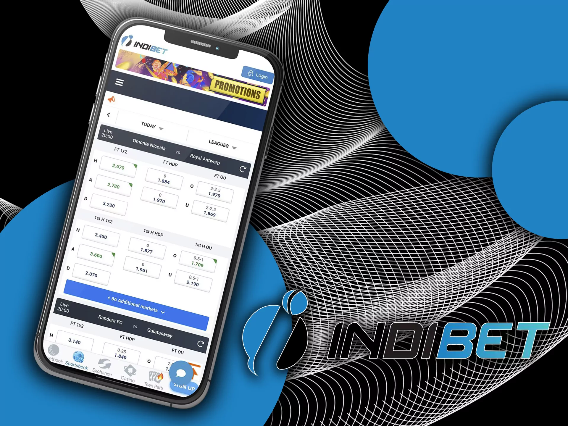 Indibet is young but prospective bookmaker for betting and playing casino games.