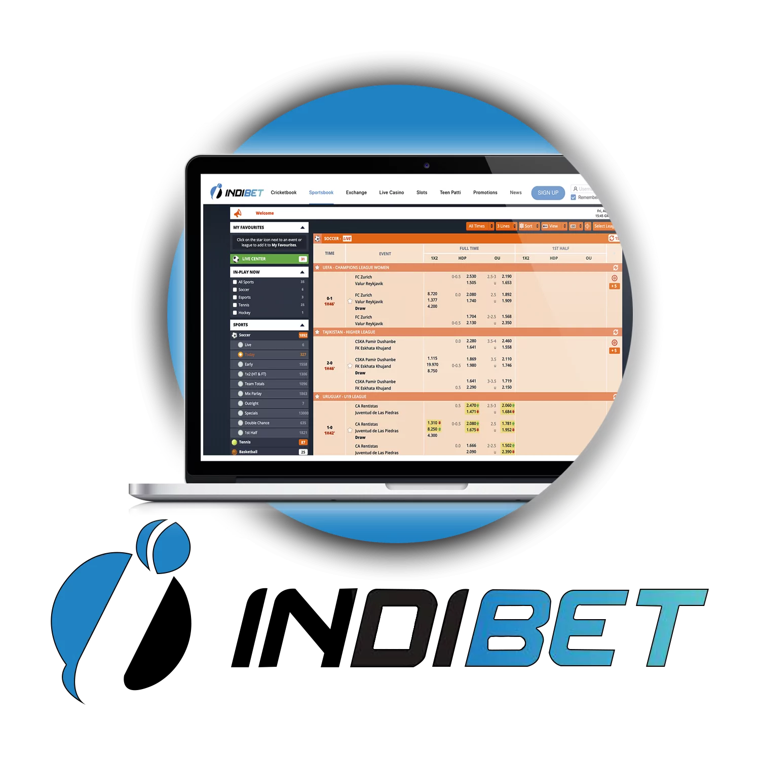 Indibet is a great online bookmaker for bettors from India.