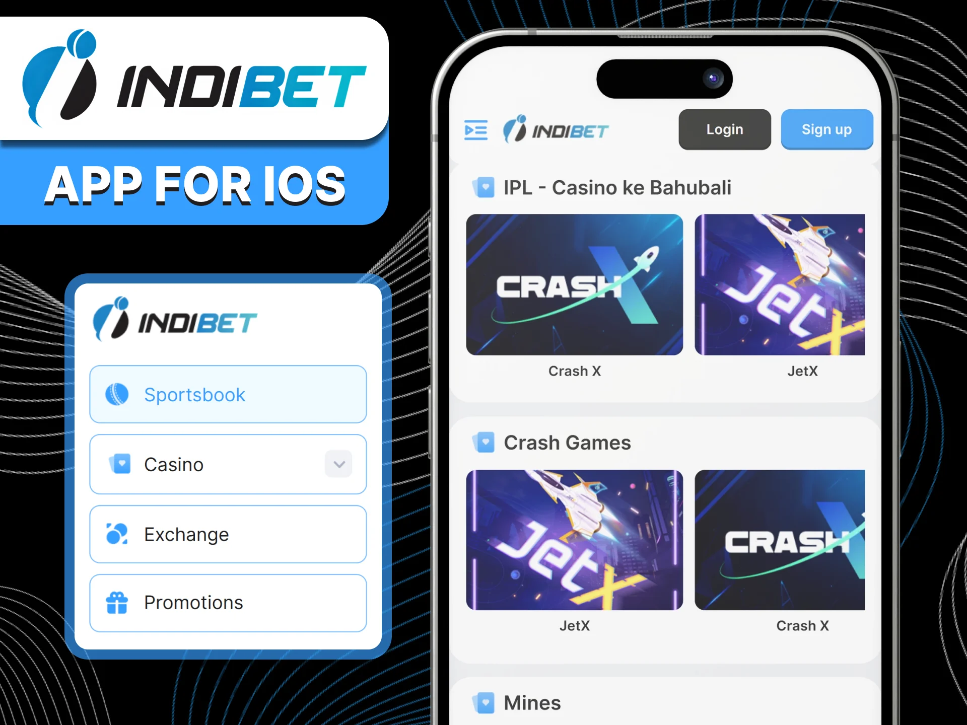 Don't worry and start your Indibet betting via your iPhone mobile browser.