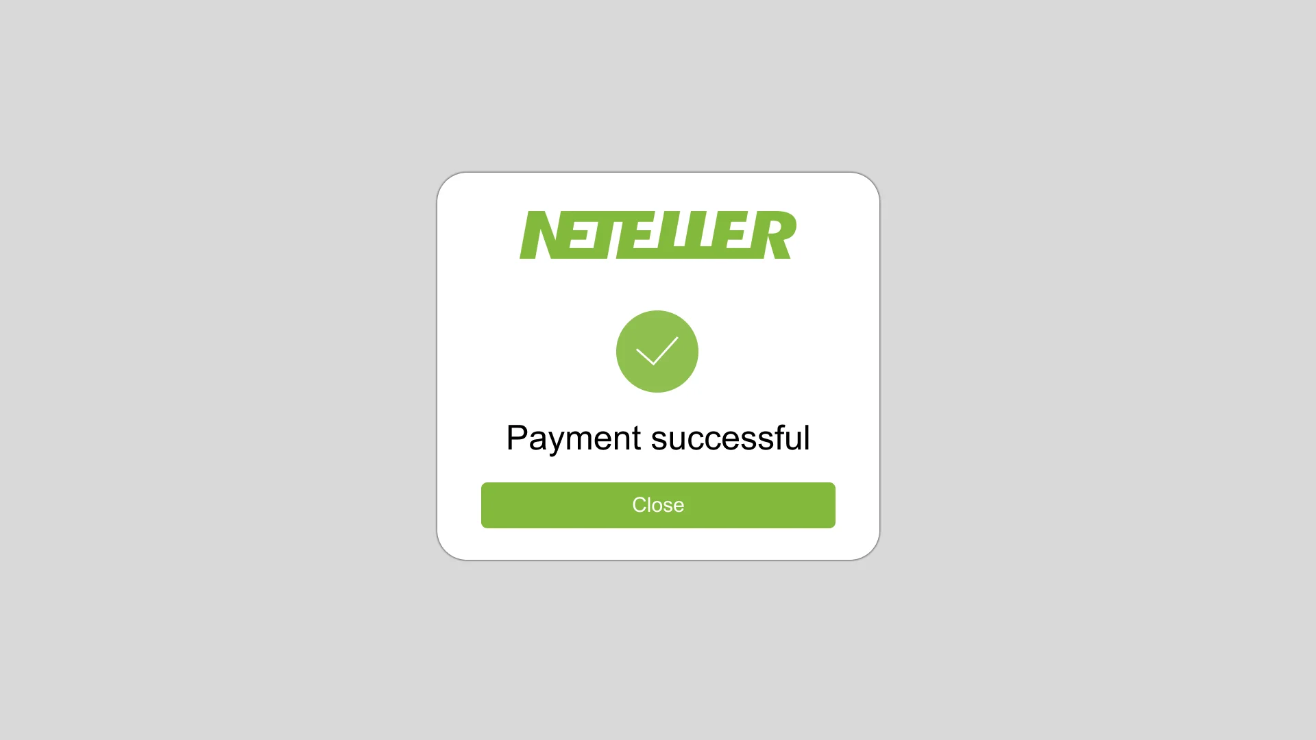 Confirm the Indibet account replenishment operation.